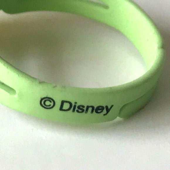 Vintage Disney Mickey Mouse Ears Ring Size 5 6 7 Macaroon Snacks Green Yellow - Picture 6 of 9